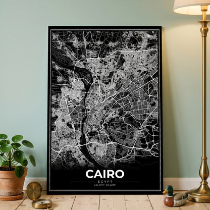 Cairo Modern Map Poster