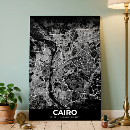 Cairo Elegant Map Poster