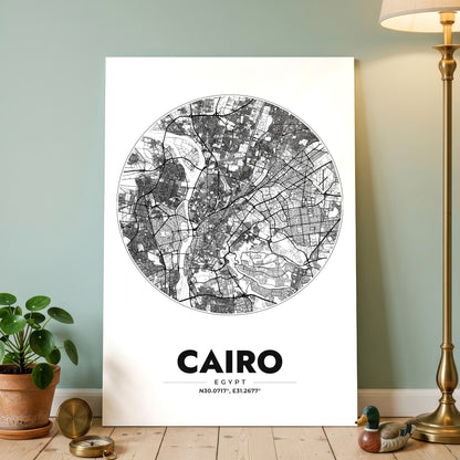 Cairo Spot Map Poster