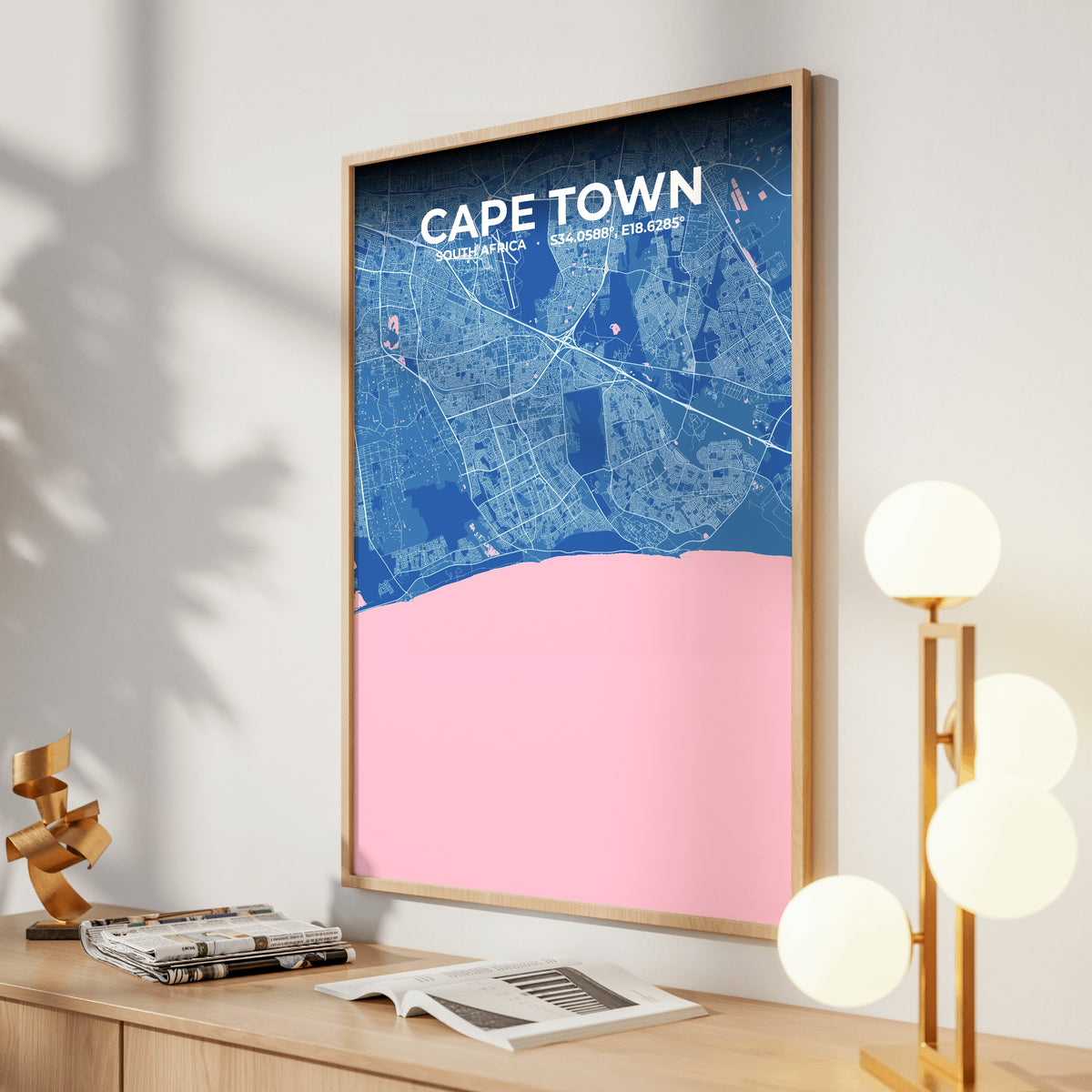 Cape Town Candy Map Poster