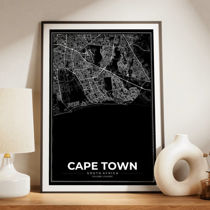Cape Town Modern Map Poster