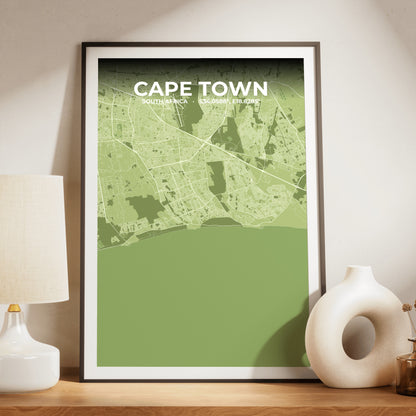 Cape Town Grove Map Poster