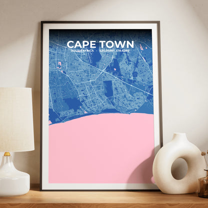 Cape Town Candy Map Poster