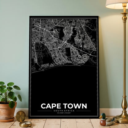 Cape Town Modern Map Poster