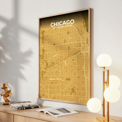 Chicago Forge Map Poster