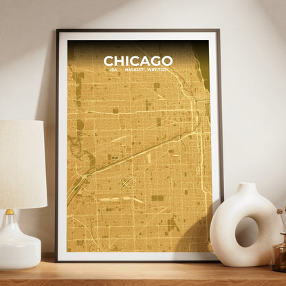 Chicago Forge Map Poster