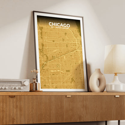 Chicago Forge Map Poster