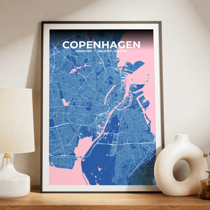 Copenhagen Candy Map Poster
