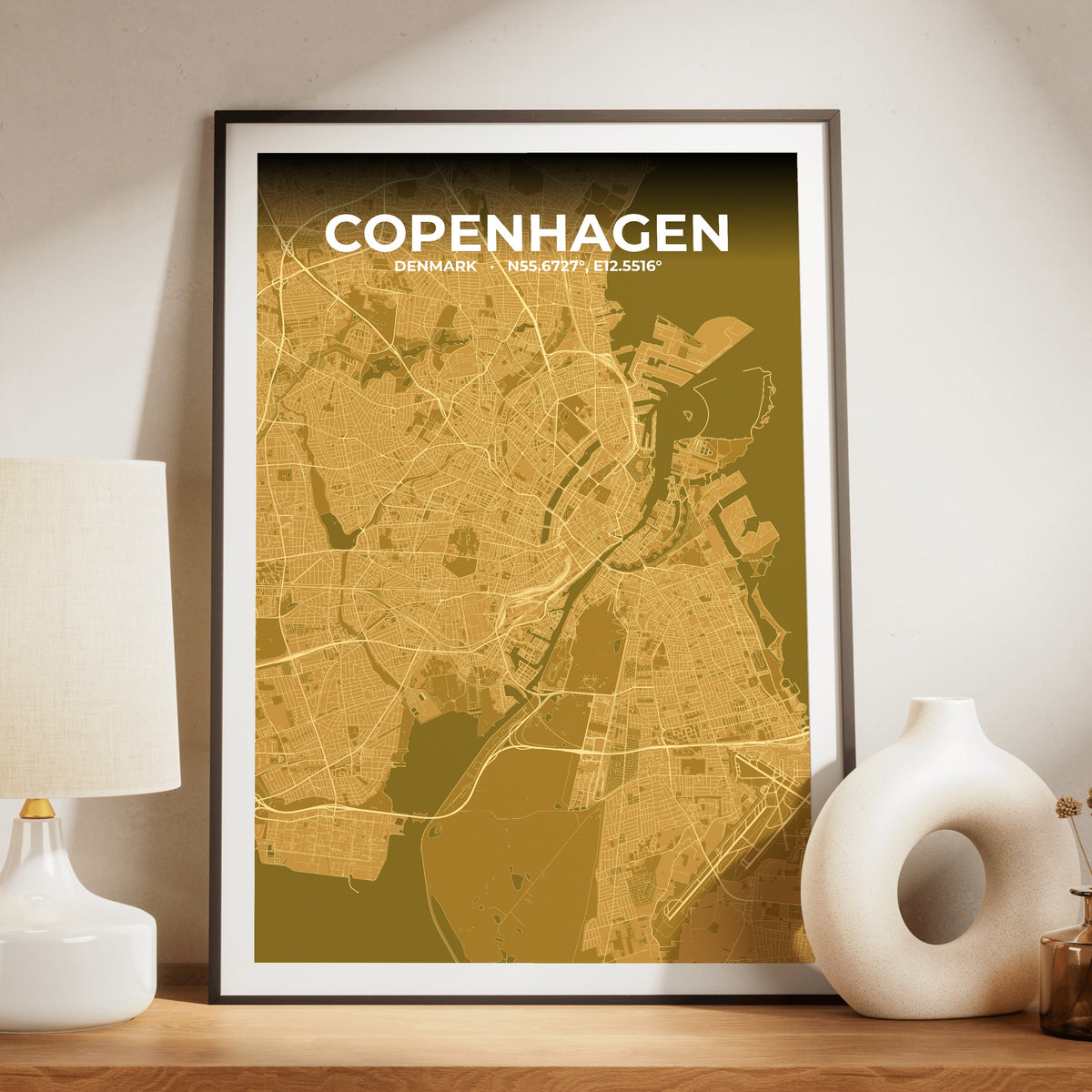 Copenhagen Forge Map Poster
