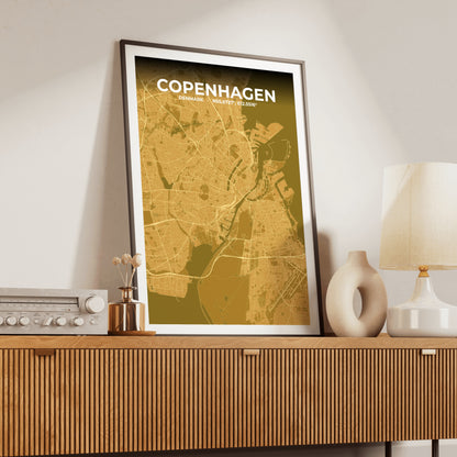 Copenhagen Forge Map Poster