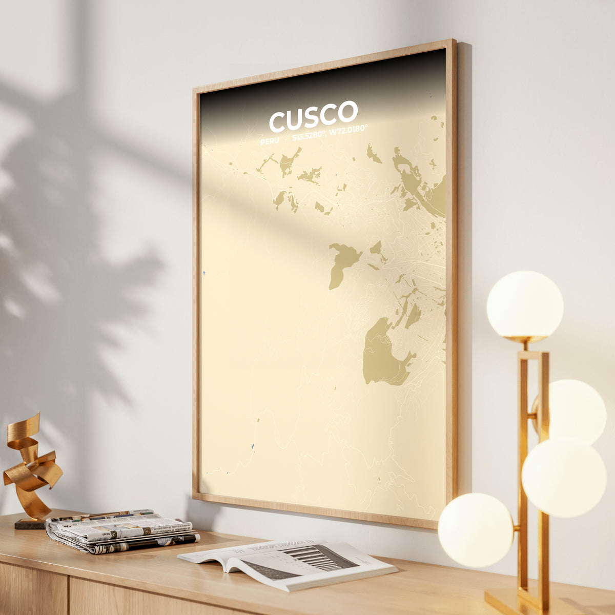 Cusco Barn Map Poster
