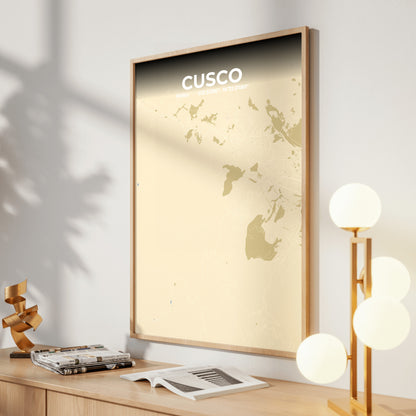 Cusco Barn Map Poster