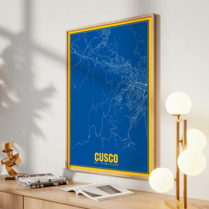 Cusco Blockbuster Map Poster
