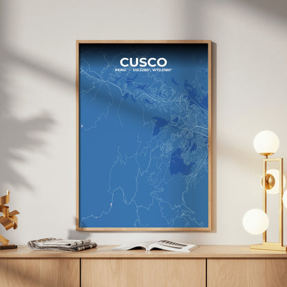 Cusco Candy Map Poster