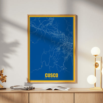 Cusco Blockbuster Map Poster