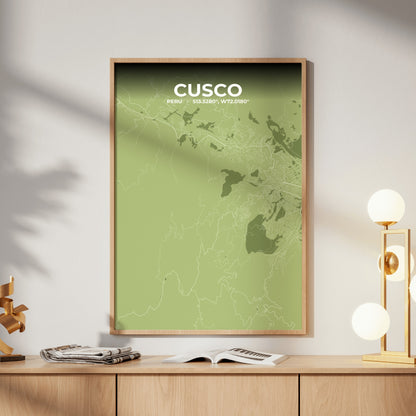 Cusco Grove Map Poster