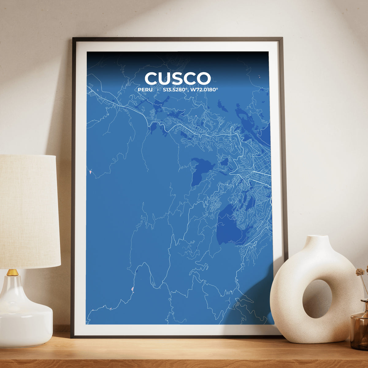 Cusco Candy Map Poster