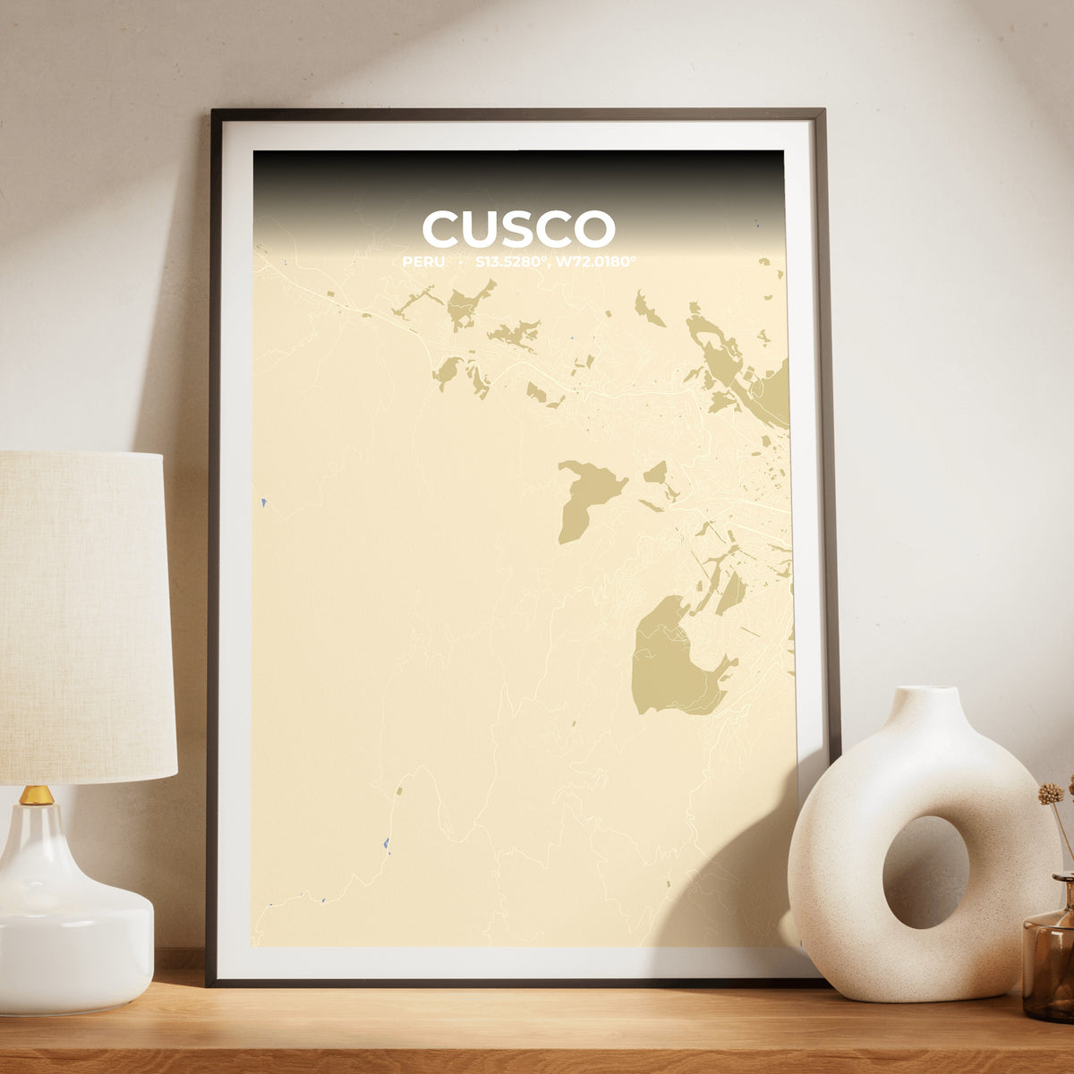 Cusco Barn Map Poster