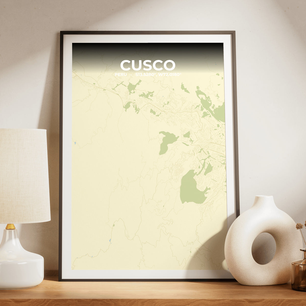 Cusco Drift Map Poster