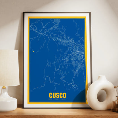 Cusco Blockbuster Map Poster