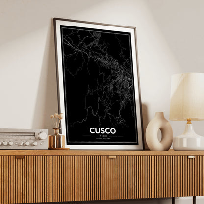Cusco Modern Map Poster