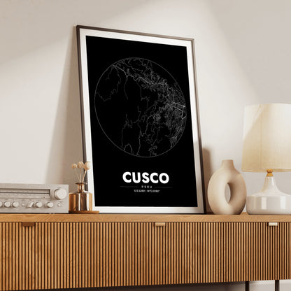 Cusco Spot Map Poster
