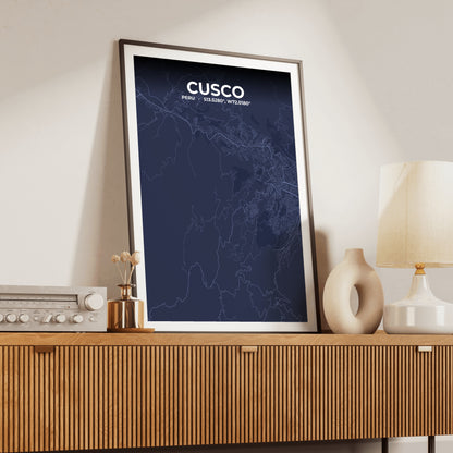Cusco Tide Map Poster