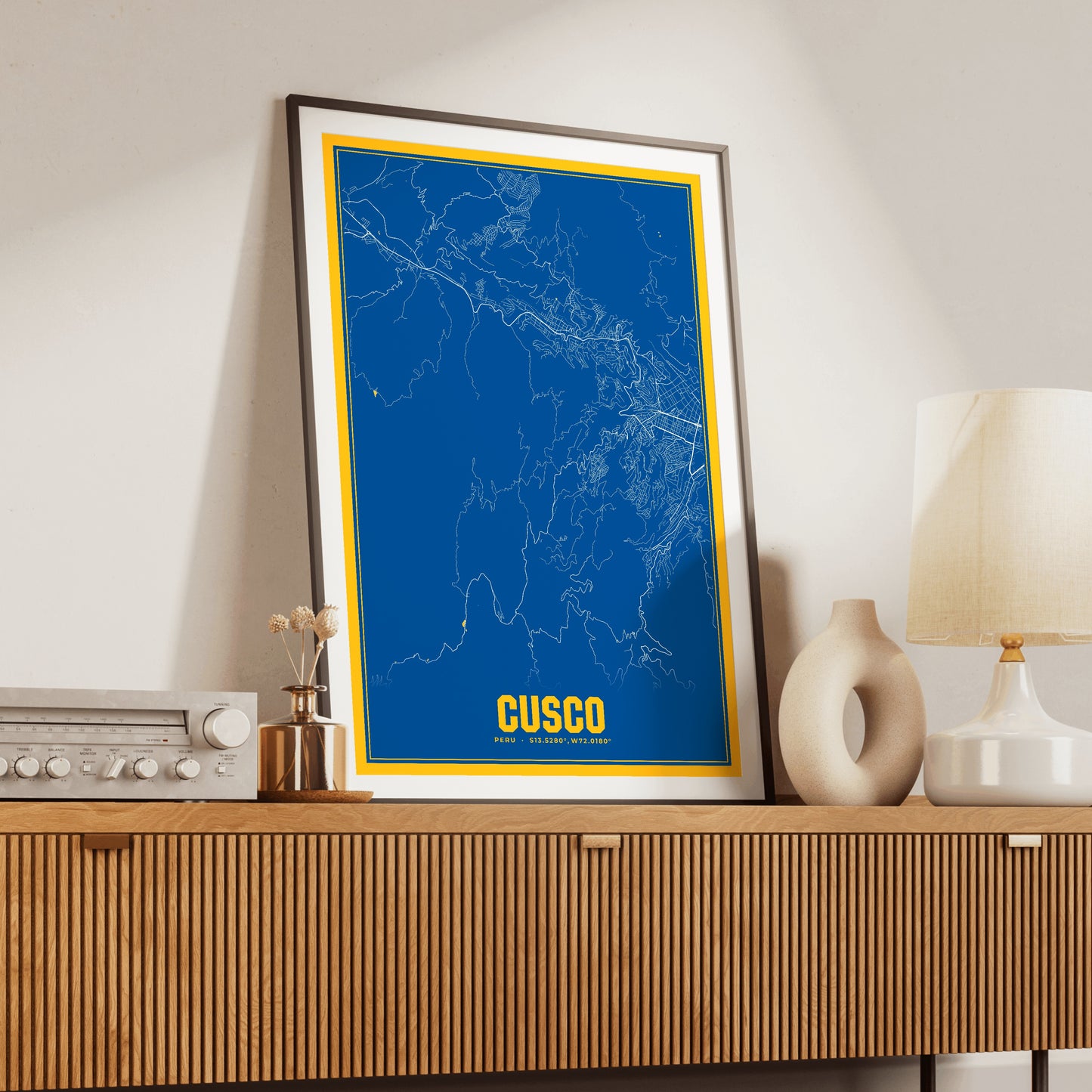 Cusco Blockbuster Map Poster
