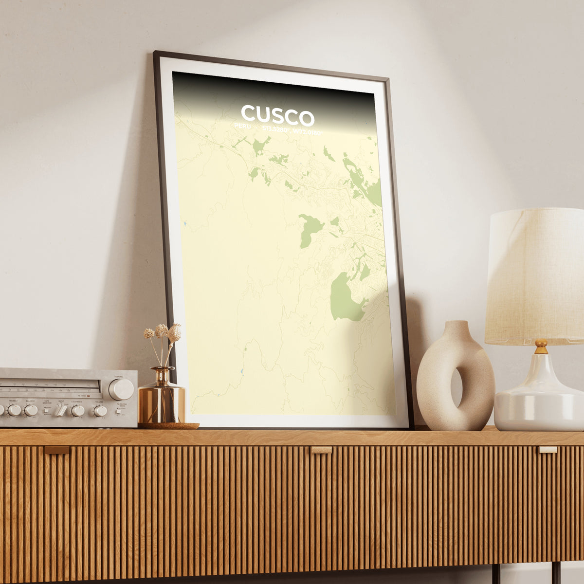 Cusco Drift Map Poster