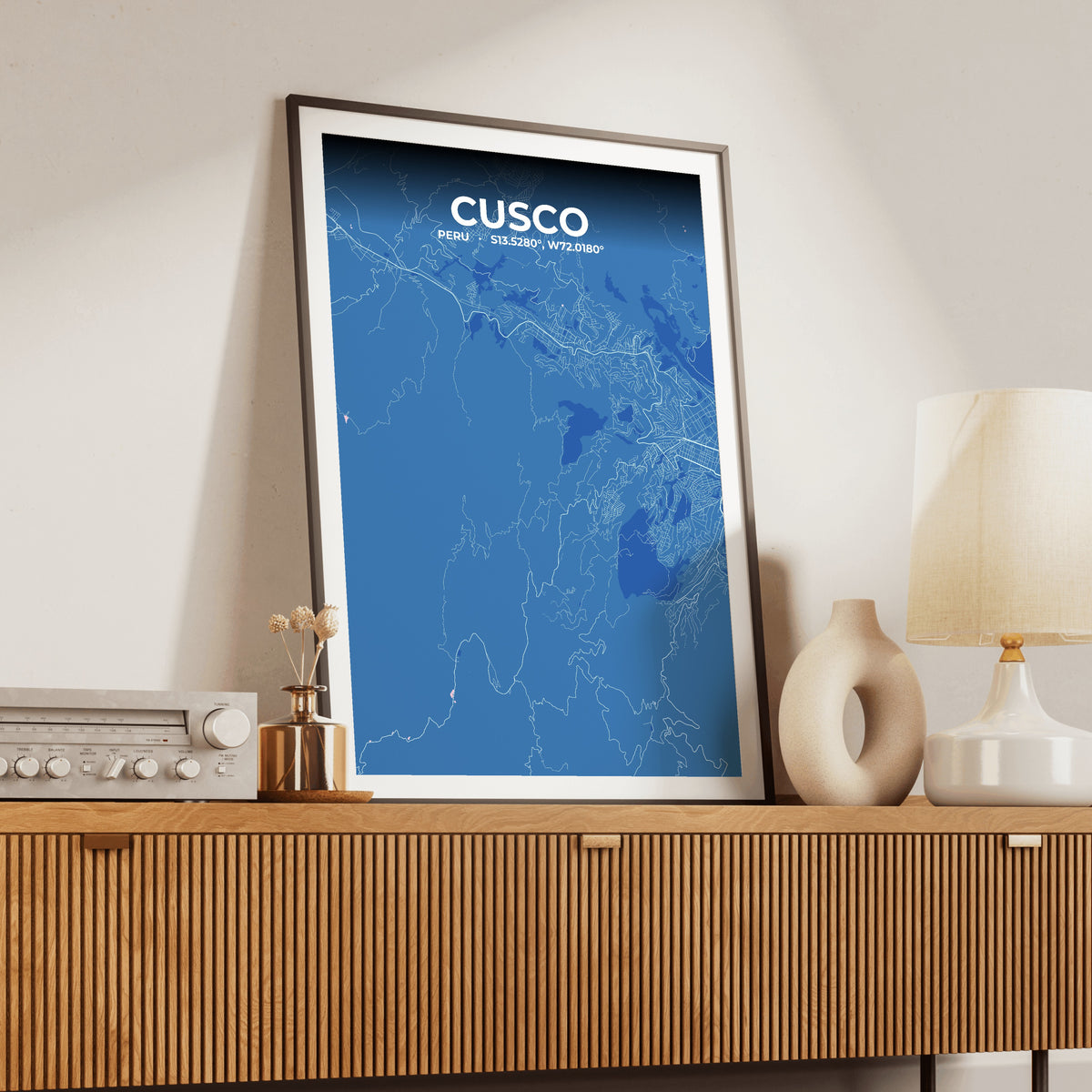 Cusco Candy Map Poster