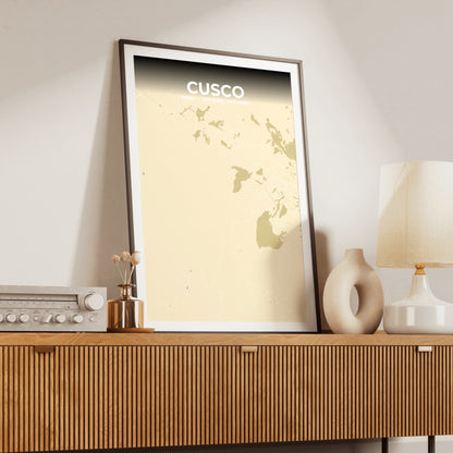 Cusco Barn Map Poster