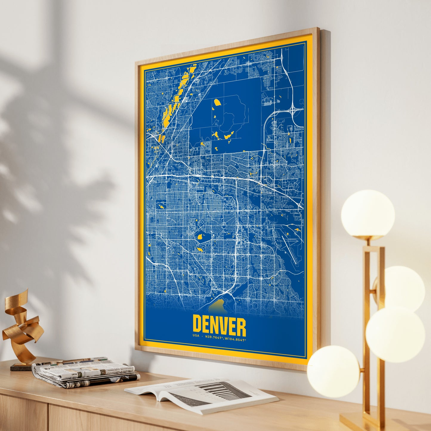 Denver Blockbuster Map Poster