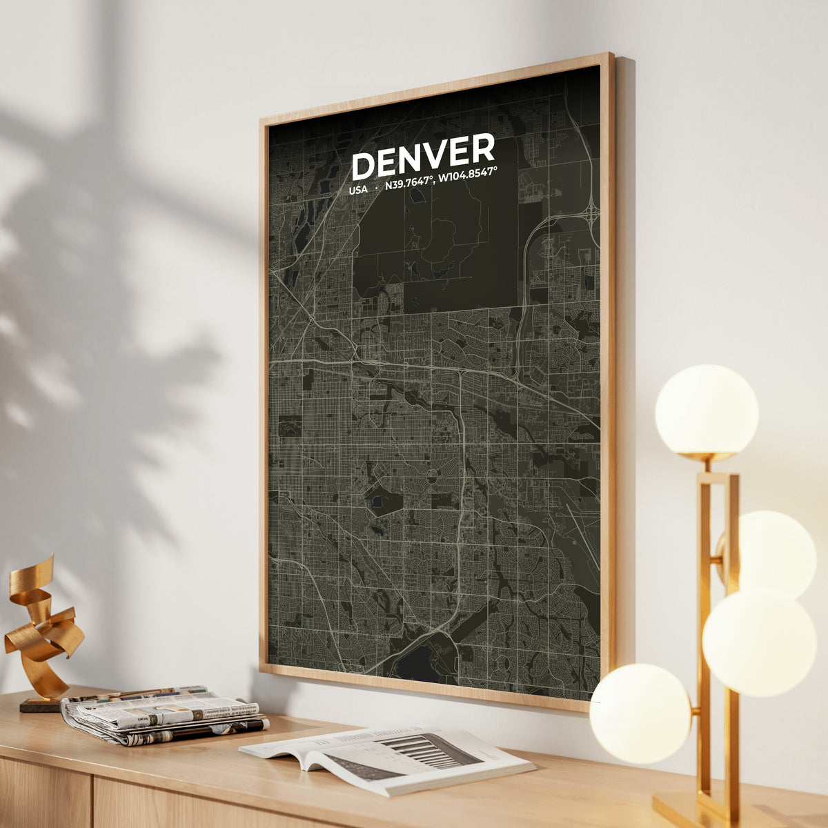 Denver Sable Map Poster