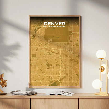 Denver Forge Map Poster