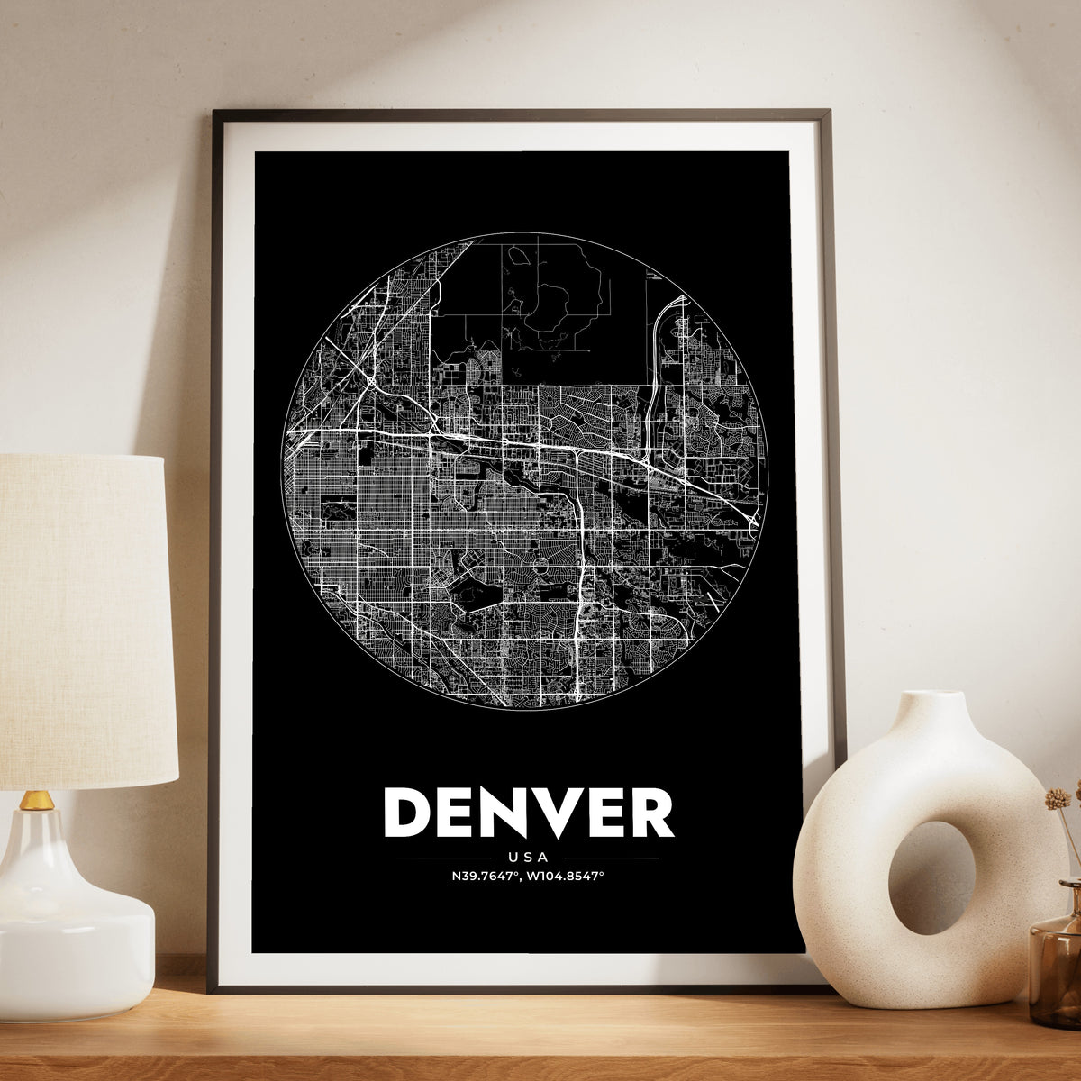 Denver Spot Map Poster