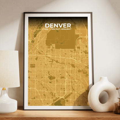 Denver Forge Map Poster