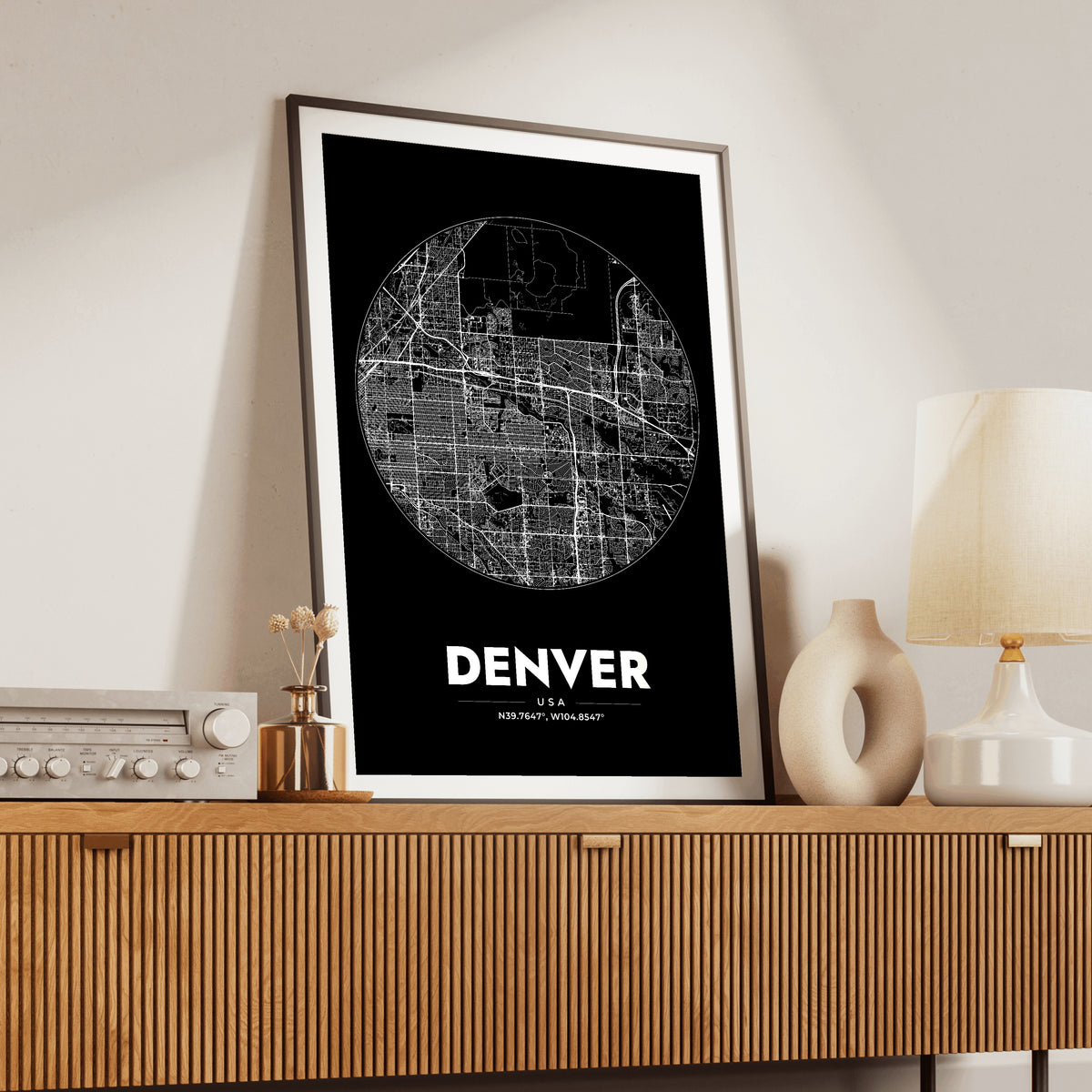 Denver Spot Map Poster