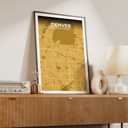 Denver Forge Map Poster