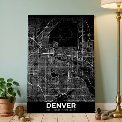 Denver Elegant Map Poster