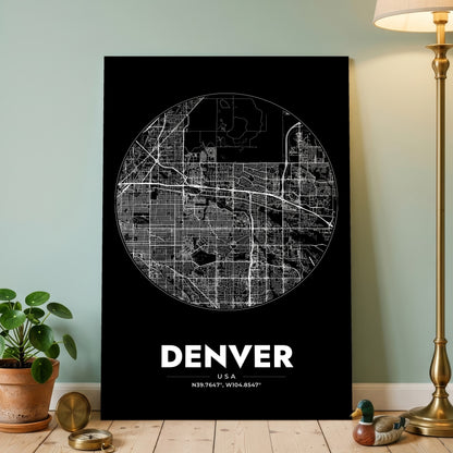Denver Spot Map Poster