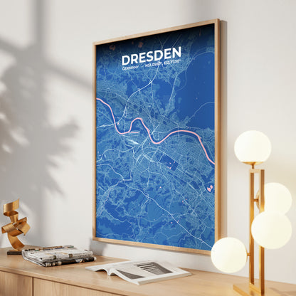 Dresden Candy Map Poster