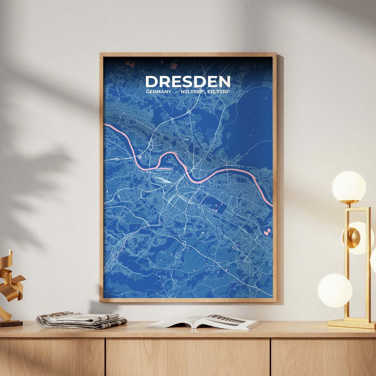 Dresden Candy Map Poster