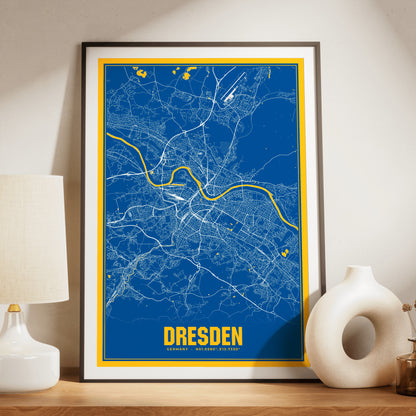 Dresden Blockbuster Map Poster