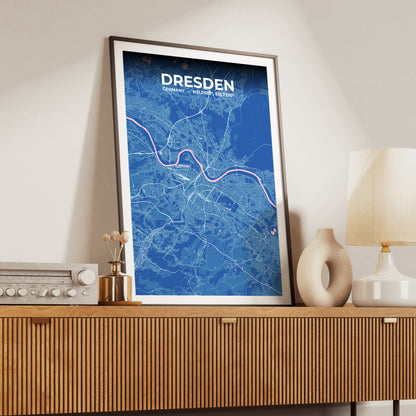 Dresden Candy Map Poster
