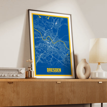 Dresden Blockbuster Map Poster