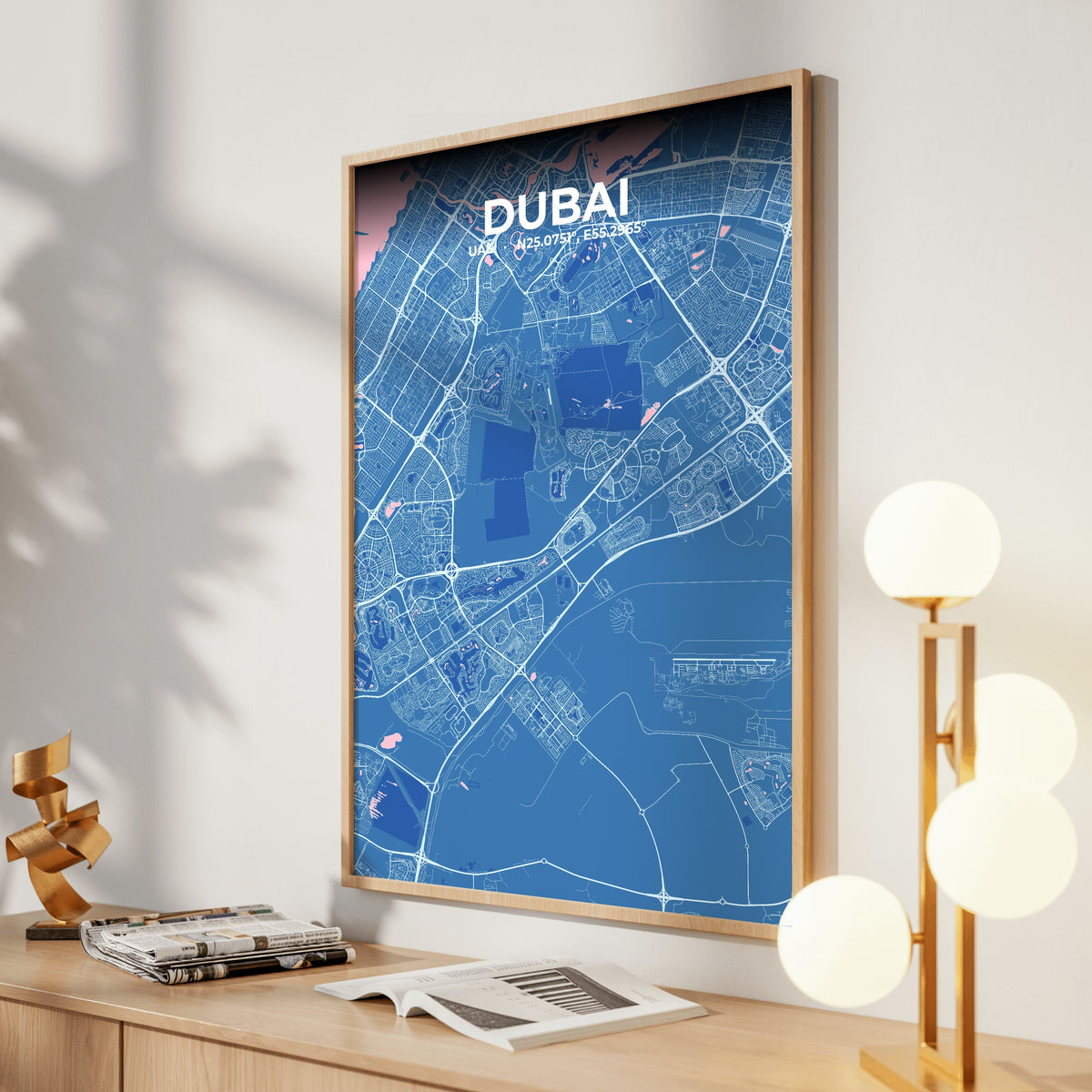 Dubai Candy Map Poster