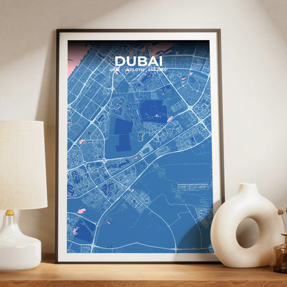 Dubai Candy Map Poster