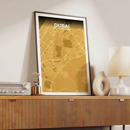 Dubai Forge Map Poster