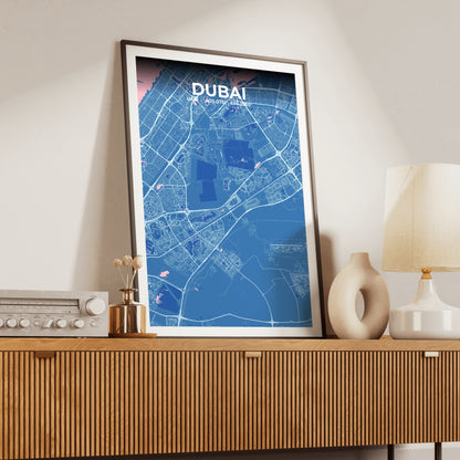 Dubai Candy Map Poster