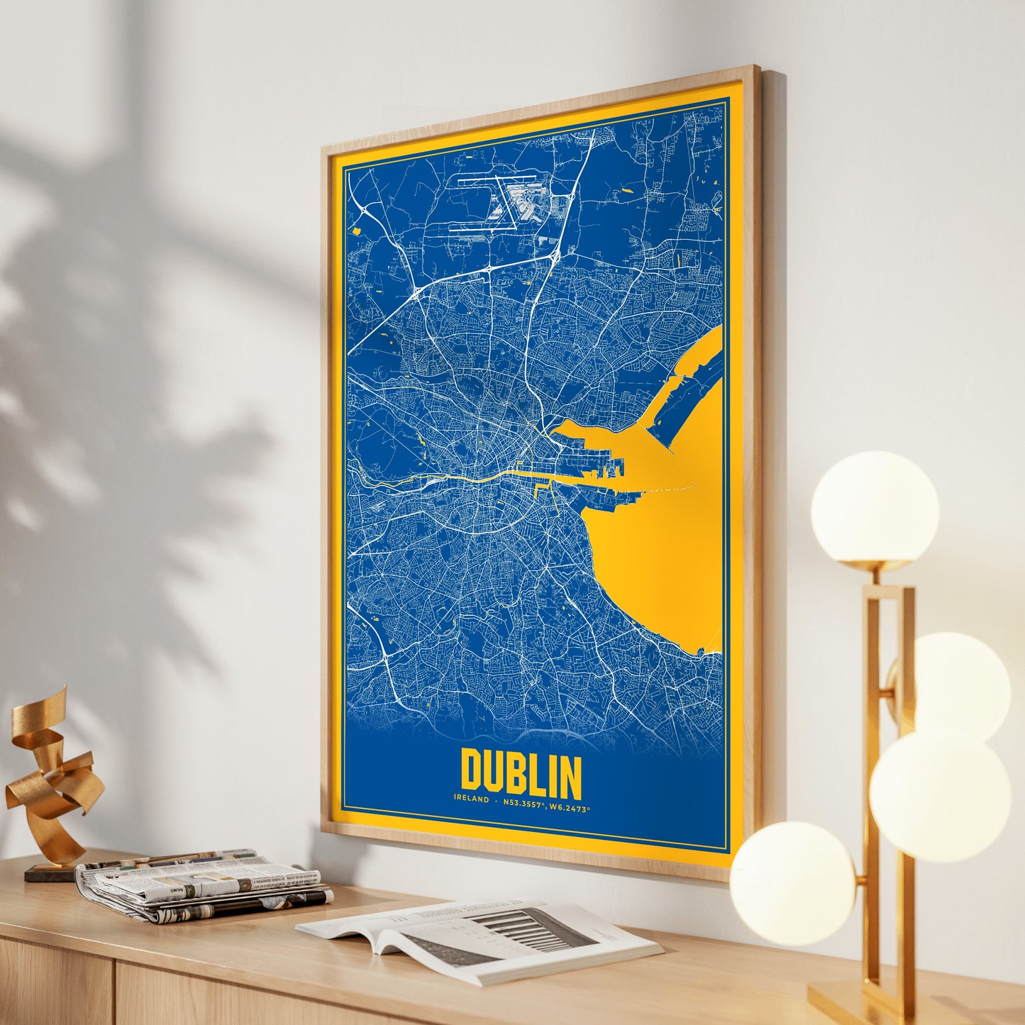 Dublin Blockbuster Map Poster